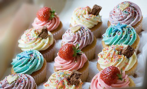 MACZEK CUKROWY biało-błękitno-niebieski - 50g na Arena.pl