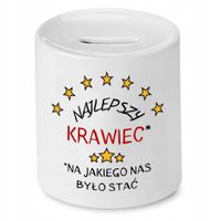 Skarbonka Dla Krawcowej Krawca Najlepszy Krawiec Z Nadrukiem Ze Zdjęciem