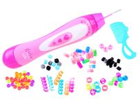 ZESTAW DO WŁOSÓW KORALIKI I OZDOBY  MASZYNKA