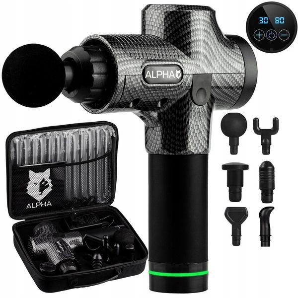Masażer ALPHA Gun AMG-01 Czarny zdjęcie 14