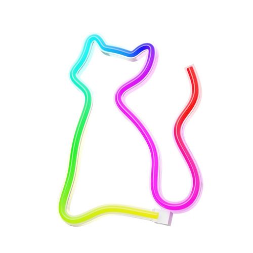 Neon LED RGB KOT FLRN03 + pilot Forever Light na Arena.pl