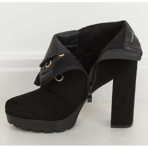 Botki na platformie czarne L8126 Black r.35 na Arena.pl