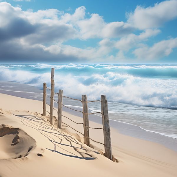 Plakat 60x60cm Szepty Oceanu zdjęcie 1