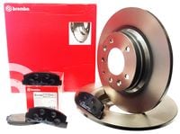 BREMBO ZESTAW TARCZE KLOCKI TYŁ TYLNE MAZDA 6 GG GY GH PREMACY MX5 III