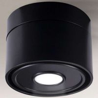 Okrągły spot sufitowy HIMI IL 1233 Shilo metalowy LED 10W 3000-4000K czarny