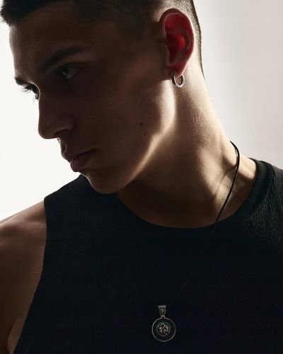 Srebrny wisiorek Znak zodiaku - WODNIK z hebanem na Arena.pl