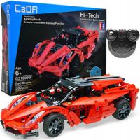 ZDALNIE STEROWANY SAMOCHÓD FERRARI RED - CADA 380 elementów
