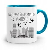 Kubek Błękitny Dla Zegarmistrza Najlepszy Prezent Z Nadrukiem Ze Zdjęciem