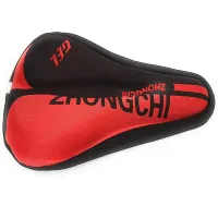 Nakładka żelowa amortyzująca na siodełko rowerowe 3d czerwona