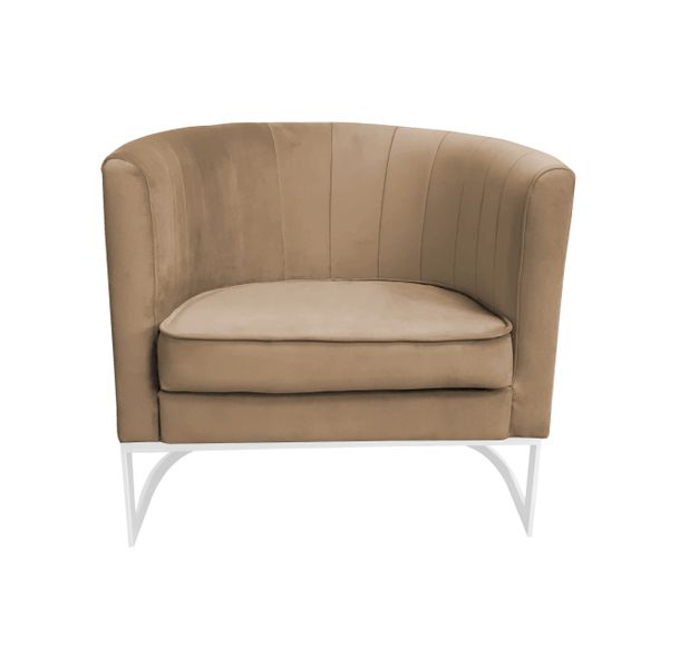 Fotel Glamour podstawa biała MG06 zdjęcie 3