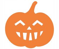Zawieszka DYNIA 5 HALLOWEEN jesień ozdoba WZORY ażur