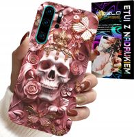 ETUI DO HUAWEI P30 PRO - KOBIECE, MODNE WZORY, CZASZKA W RÓŻE