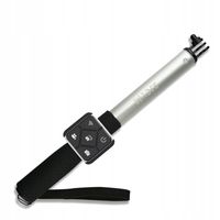 sjcam srebrny selfie stick monopod z pilotem 28-90