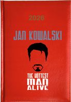 Kalendarz A5 2026 tygodniowy KSIĄŻKOWY PREZENT DLA MĘŻA CHŁOPAKA + IMIĘ