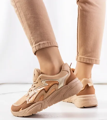 Brązowe sneakersy Brito 37 na Arena.pl