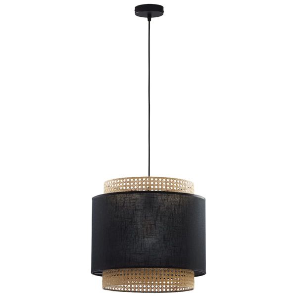 Ażurowa lampa wisząca Boho 6542 TK Lighting ratanowa brązowa czarna zdjęcie 1