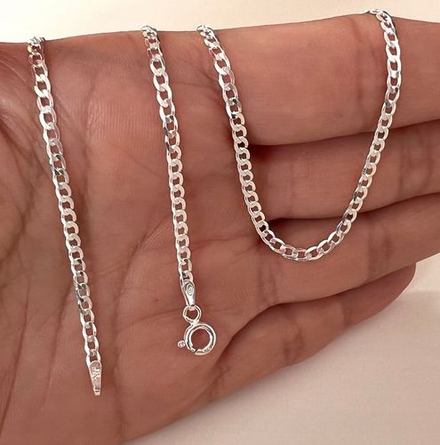 SREBRNY MĘSKI ŁAŃCUSZEK PANCERKA 025/60cm SREBRO pełne 925 DIAMENTOWANE na Arena.pl