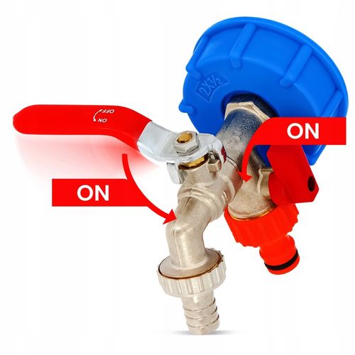 ZAWÓR MAUZERA KRAN CZERPALNY ZBIORNIKA IBC 1000l 3/4x1/2 SZYBKOZŁĄCZKA na Arena.pl