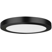 LAMPA sufitowa YORK LP-330/1C 4BK Light Prestige metalowa OPRAWA wpust LED 24W 4000K okrągły czarny