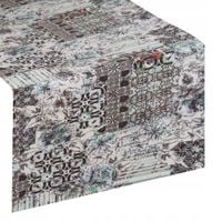 Bieżnik DORIT 35x180 cm biały dekoracyjny obrus na stół GLAMOUR BOHO