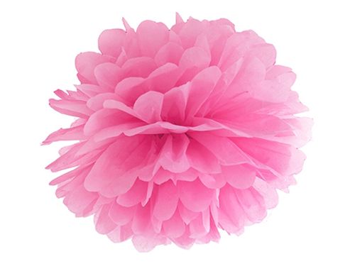 POMPON Z BIBUŁY 35cm RÓŻOWY na Arena.pl