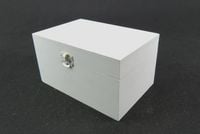 szkatułka drewniana kolor naturalny 15,5x8,5x10,5 cm.