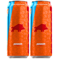 Dzik napój gazowany o smaku brzoskwiniowym bez kofeiny 500ml x 2 sztuk