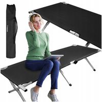 Łóżko Turystyczne Polowe Składane Kanadyjka 189x70 Kempingowe Leżanka