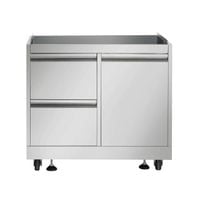 zewnętrzna szafka na grilla do zabudowy ze stali nierdzewnej grilli 777332