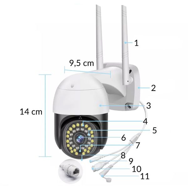 Kamera Ip 3Mp Heckermann C19 zdjęcie 11