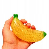 GNIOTEK BANAN SQUISHY ZABAWKA GUMOWA ANTYSTRESOWA SENSORYCZNA DLA DZIECI