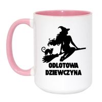 Duży Biało-Różowy 450 ml