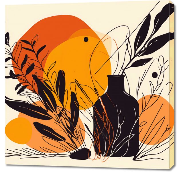 Obraz 90x90cm Jaskrawy Zachód zdjęcie 1