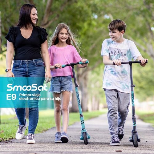 SmooSat E9 hulajnoga elektryczna dla dzieci, do 16 km/h od 8 lat niebieska na Arena.pl