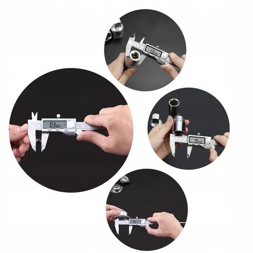 SUWMIARKA METALOWA ELEKTRONICZNA CYFROWA LCD 150mm na Arena.pl