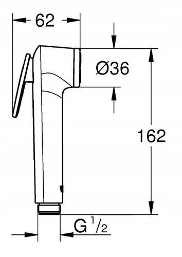 GROHE Słuchawka bidetowa TEMPESTA-F TRIGGER SPRAY 30 27512001 na Arena.pl
