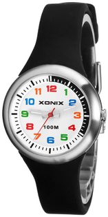 Xonix Mały zegarek sportowy, model dziecięcy, wodoszczelny, kolorowe cyfry, antyalergiczny