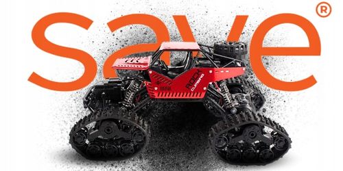 Samochód Zdalnie Sterowany Terenowy 4x4 Auto Na Pilota Z KOŁAMI GĄSIENICAMI na Arena.pl