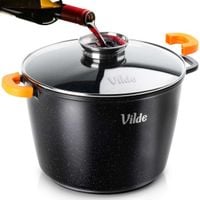 garnek granitowy wysoki 9,7l 28cm z pokrywą z aromatyzerem terruna 199111