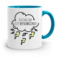 Kubek Błękitny Prezent Dla Listonosza Dostarczam Z Nadrukiem Ze Zdjęciem