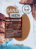 ISANA MEN PŁATKI POD OCZY HYDROŻELOWE Z KWASEM HIALURONOWYM I KOENZYMEM Q10