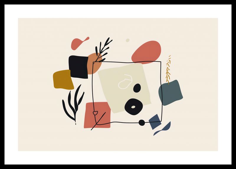 Plakat 45x30cm Abstrakcyjny Dialog zdjęcie 3