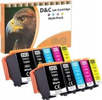 10x Tusze 202 XL wkłady do drukarki Epson 202 XL czarne i kolorowe