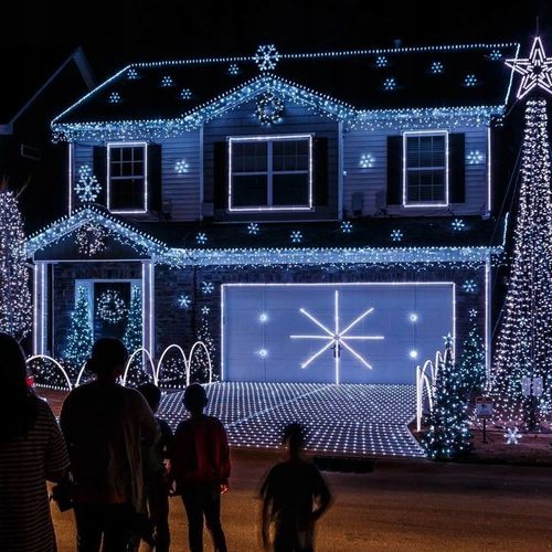 LAMPKI CHOINKOWE SOLARNE 500 LED 52m GIRLANDA ZIMNE BIAŁE 8 FUNKCJI na Arena.pl