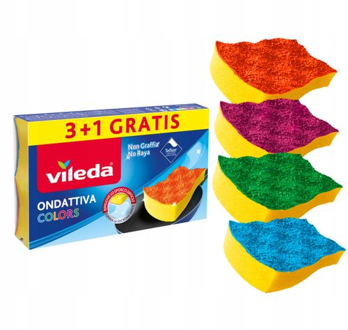 zmywak vileda pur active colors 4 szt. na Arena.pl