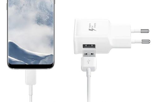 BOX biała ładowarka SAMSUNG Fast + Kabel Typ C na Arena.pl