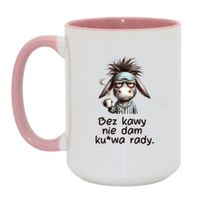 Duży Biało-Różowy 450 ml