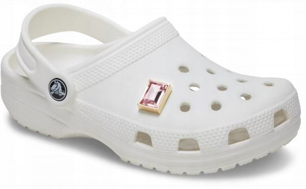 Przypinka Crocs Jibbitz Pin Do Butów Pink Rectangle Gem zdjęcie 2