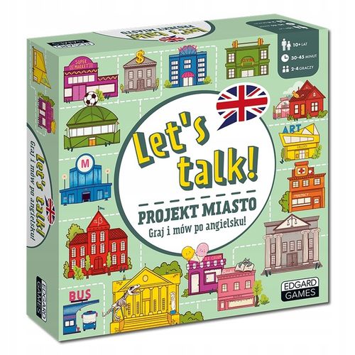 LET'S TALK PROJEKT MIASTO GRA PLANSZOWA DO NAUKI ANGIELSKIEGO na Arena.pl