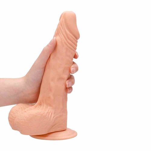 Dildo Z Jądrami 23 Cm Kremowe na Arena.pl